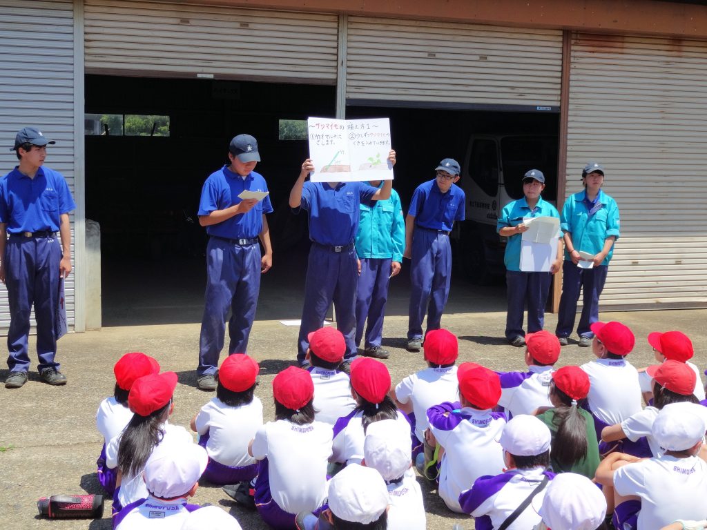 下総みどり学園の食育支援活動2 千葉県立下総高等学校｜創立100年以上の歴史を持つ総合専門高校